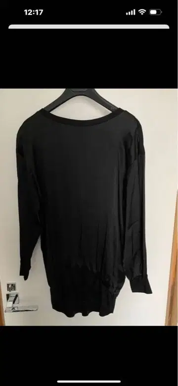 핑키&다이앤 블랙 티셔츠 미착용 새틴