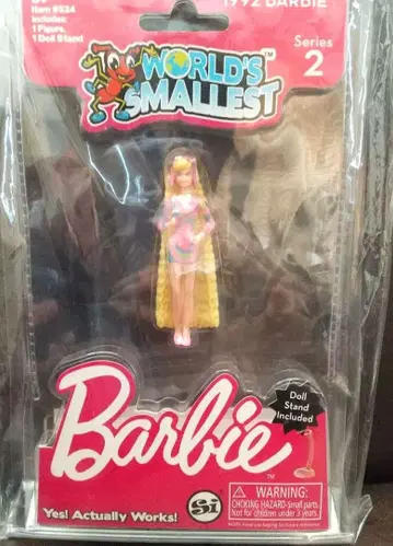 WORLDS SMALLEST Barbie 1992