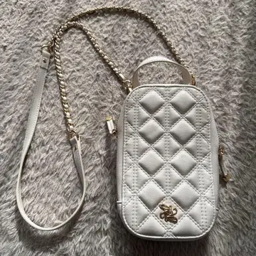 RANDA 화이트 스마트폰 숄더백