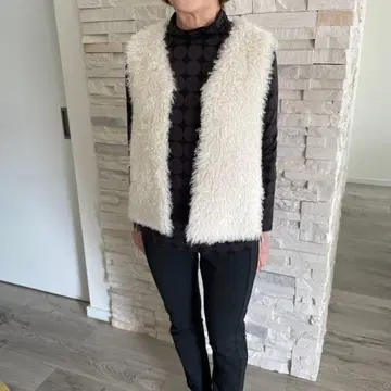 인조 모피 베스트