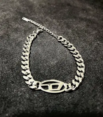 실버 체인 팔찌 약 20cm