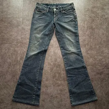 고품질 마우지 플레어 데님 부츠컷 일본제 아메카지 y2k 슬림 레그 27