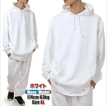 유나이티드 애슬레 화이트 맨투맨 셋업 M