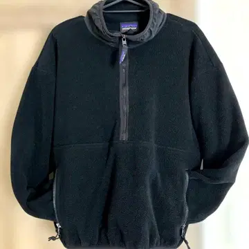 patagonia Synchilla 블랙 플리스 자켓