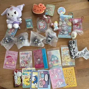 거의 새상품 산리오 캐릭터 굿즈 묶음 판매 특가