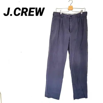 3664K 제이크루 치노 팬츠 턱 팬츠 블루 면 100 스트레이트 가을