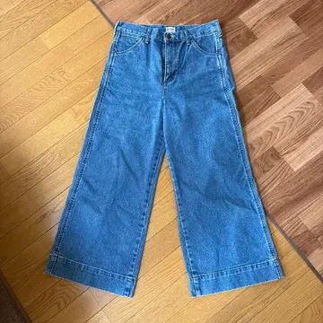 일본제 Wrangler WL1708 랭글러 데님 와이드 팬츠 플레어