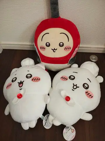 치이카와 (먼작귀) 생일 봉제 인형 3체 세트