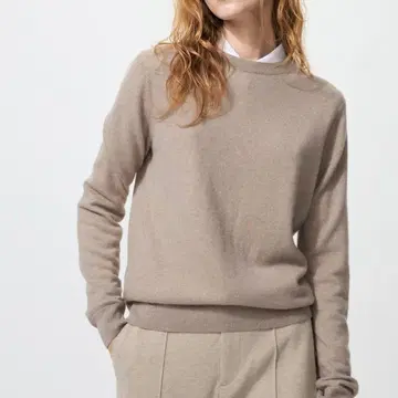 유니클로 캐시미어 크루넥 스웨터