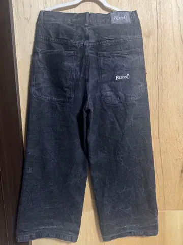 BlessU wrinkle crack baggy denim M 사이즈