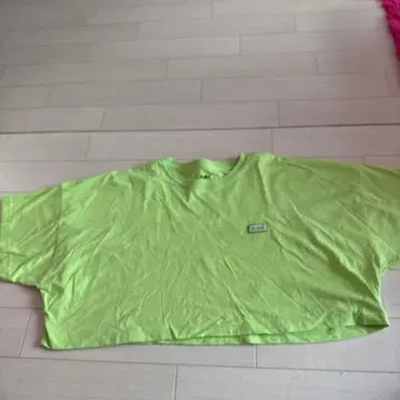 xgirl 라임 그린 T셔츠 S 사이즈