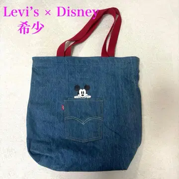 리바이스 디즈니 미키마우스 90주년 데님 토트백 레어템