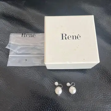 르네 더블 펄 귀찌