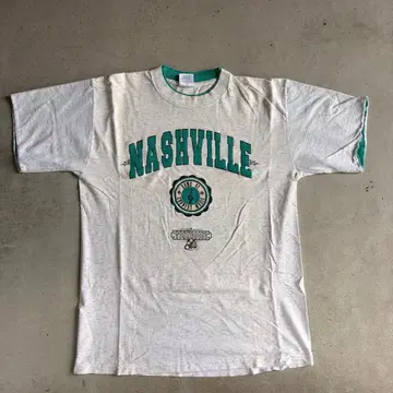 NASHVILLE 티셔츠 화이트 그린