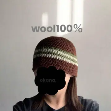 brown93 크러셔 모자 핸드메이드 비니 니트 모자 방한 아이템