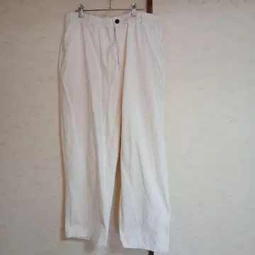 화이트 LL 캐주얼 팬츠