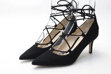 38 새상품 FABIO RUSCONI 레이스업 펌프스 (35) BLK