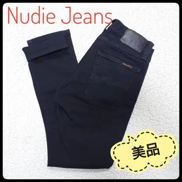[새상품급] Nudie Jeans W26 스키니 데님 블랙