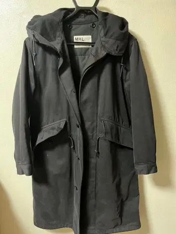 MHL 블랙 모즈 코트 S 사이즈