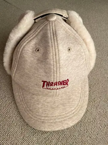 Thrasher 플라이트 캡 58cm 아이보리