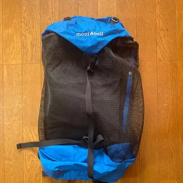 몽벨 메쉬 백팩 파랑