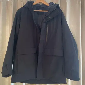 새상품급 유니클로 UNIQLO 하이브리드 다운 파카