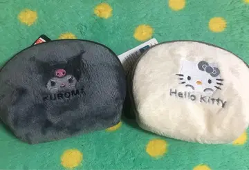 시마무라 산리오 파우치 키티 쿠로미 모노톤