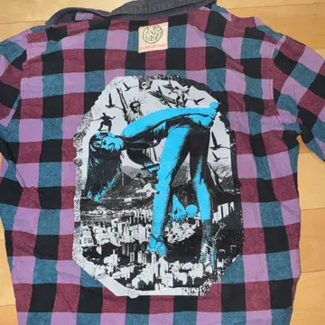 HEX ANTISTYLE 체크 무늬 플란넬 셔츠 M