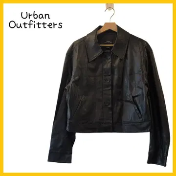 Urban Outfitters 크롭 페이크 가죽 자켓 L