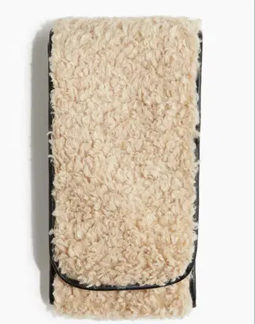 H&M 플러피 머플러 베이지 블랙 완판템 150cm