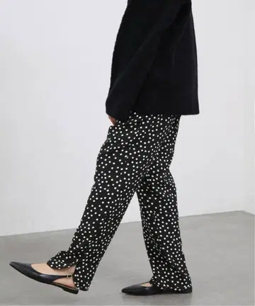 IENA 더블 페이스 도트 팬츠