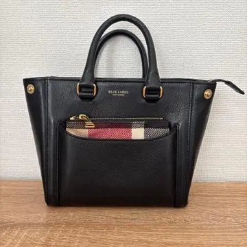 BLUE LABEL 블랙 핸드백 파우치 포함