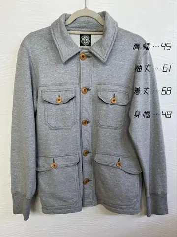 WASTE TWICE(웨이스트 트와이스) 그레이 맨투맨 자켓