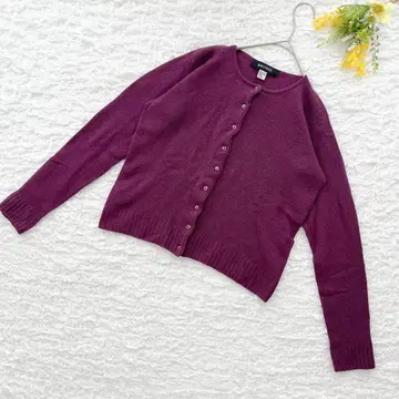 투모로우랜드 맥피 긴팔 울 니트 가디건 울 100% F