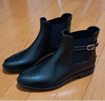 tal.by yumi. 레인부츠 블랙 LL 24.5 25 벨트