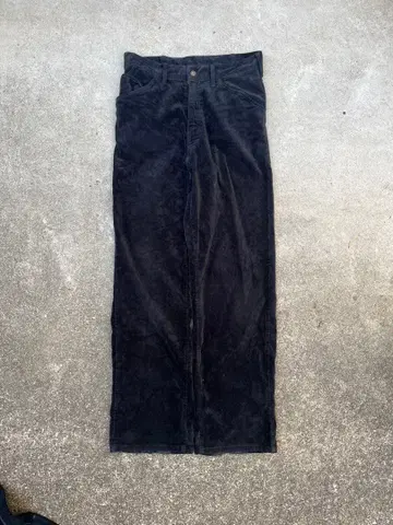 BLUE BLUE OKURA 코듀로이 팬츠 블랙 30