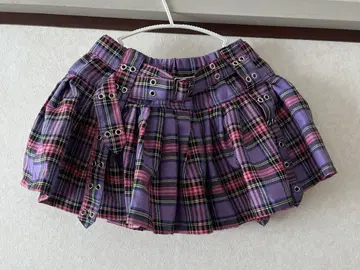 ACDCRAG 플리츠 팬츠 스커트 퍼플 택 포함 덤 포함