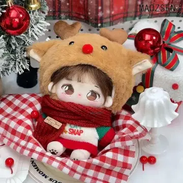 20cm 봉제 인형용 옷 갈아입기 의류 누이활 누이옷 3종 세트