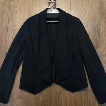 블랙 숏 기장 테일러드 자켓 사이즈 2