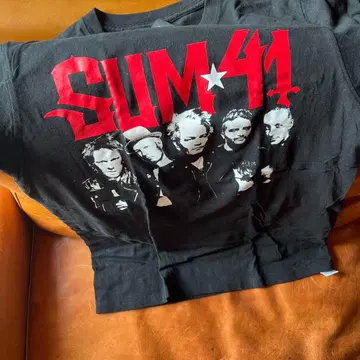 SUM 41 밴드 티셔츠 L 사이즈 블랙
