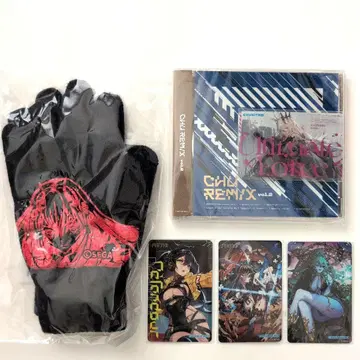 CHUNITHM CD & Aime 카드 4장 & 장갑 세트