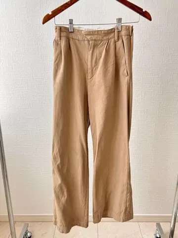 신견본 공장 하타야 팬츠 베이지 사이즈 2