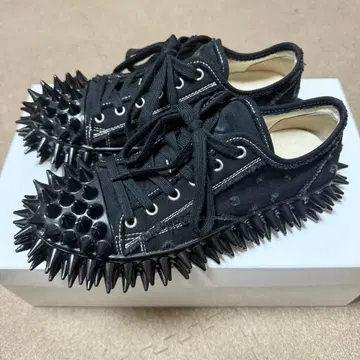 doublet SPIKY CANVAS SNEAKER black 25AW