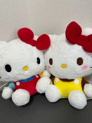 [ 새상품급 ] 초BIG 봉제 인형 헬로키티 2개