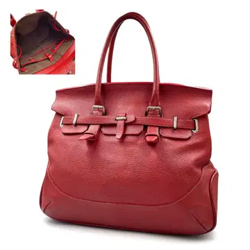 [컨디션 최상] 페레 모르비다 메이든 보이아주 백 시보 가죽 레더 레드