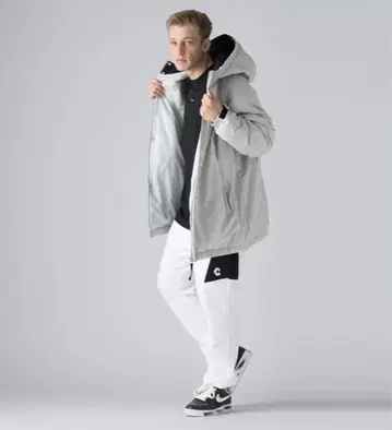 크로노스 CRONOS 다운 다운 자켓 라이트 그레이 S 사이즈