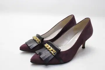 69 BARCLAY 천연 가죽 디자인 펌프스 (22cm) 컨디션 최상