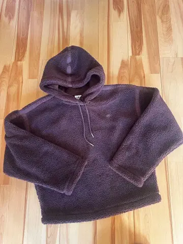 [ 새상품 ] adidas 플리스 보아 후드티 브라운 M 사이즈