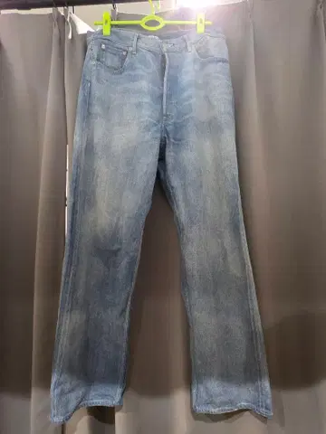 AURALEE SELVEDGE FADED LIGHT DENIM WIDE