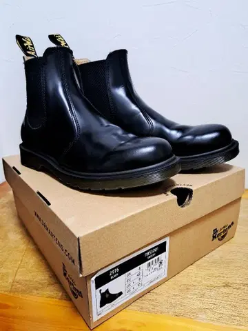 닥터 마틴 2976 사이드 고어 부츠 블랙 UK 8